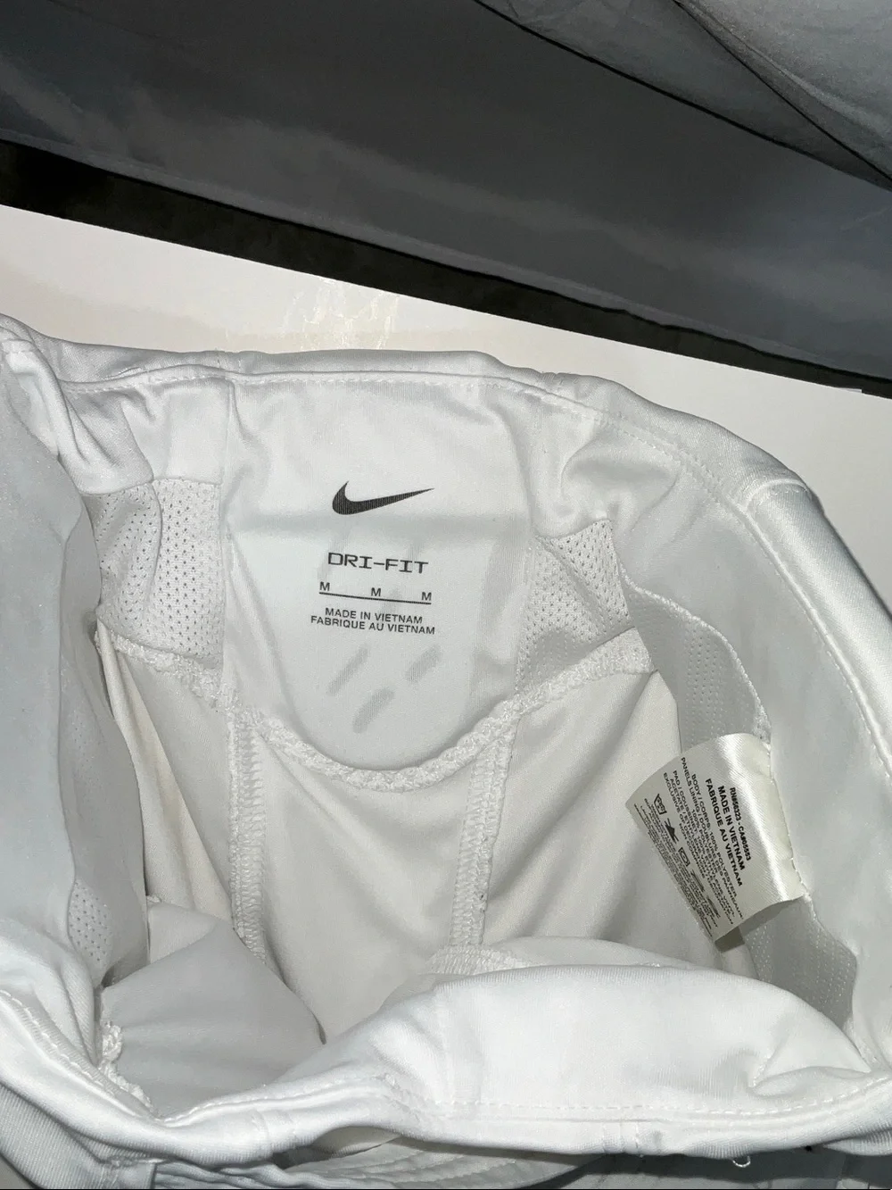 Nike Dri-FIT Youth Medium Padded Football Pants White Integrated Pads